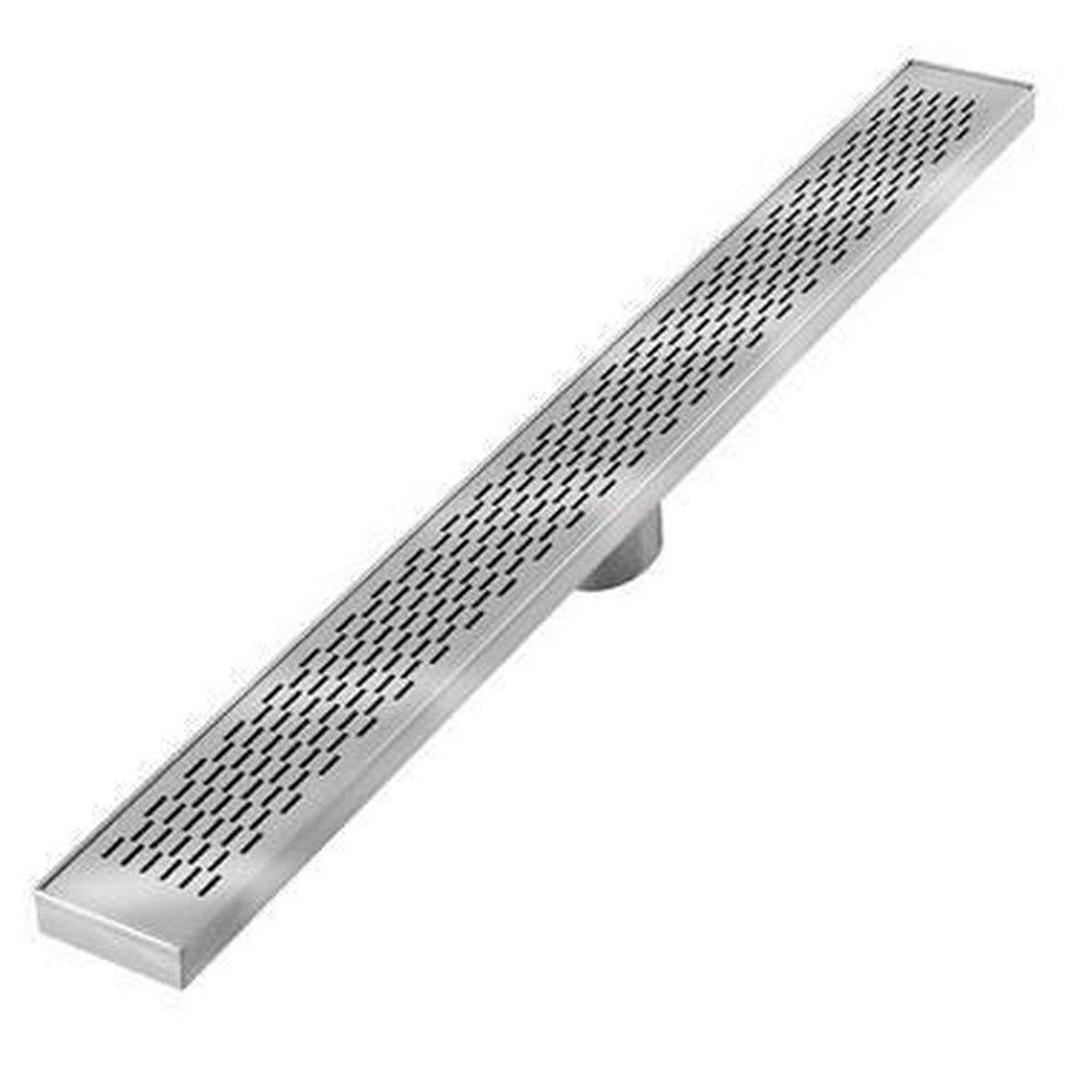 QM USA Corp 2 in. Threaded Stainless Steel Shower Drain 
