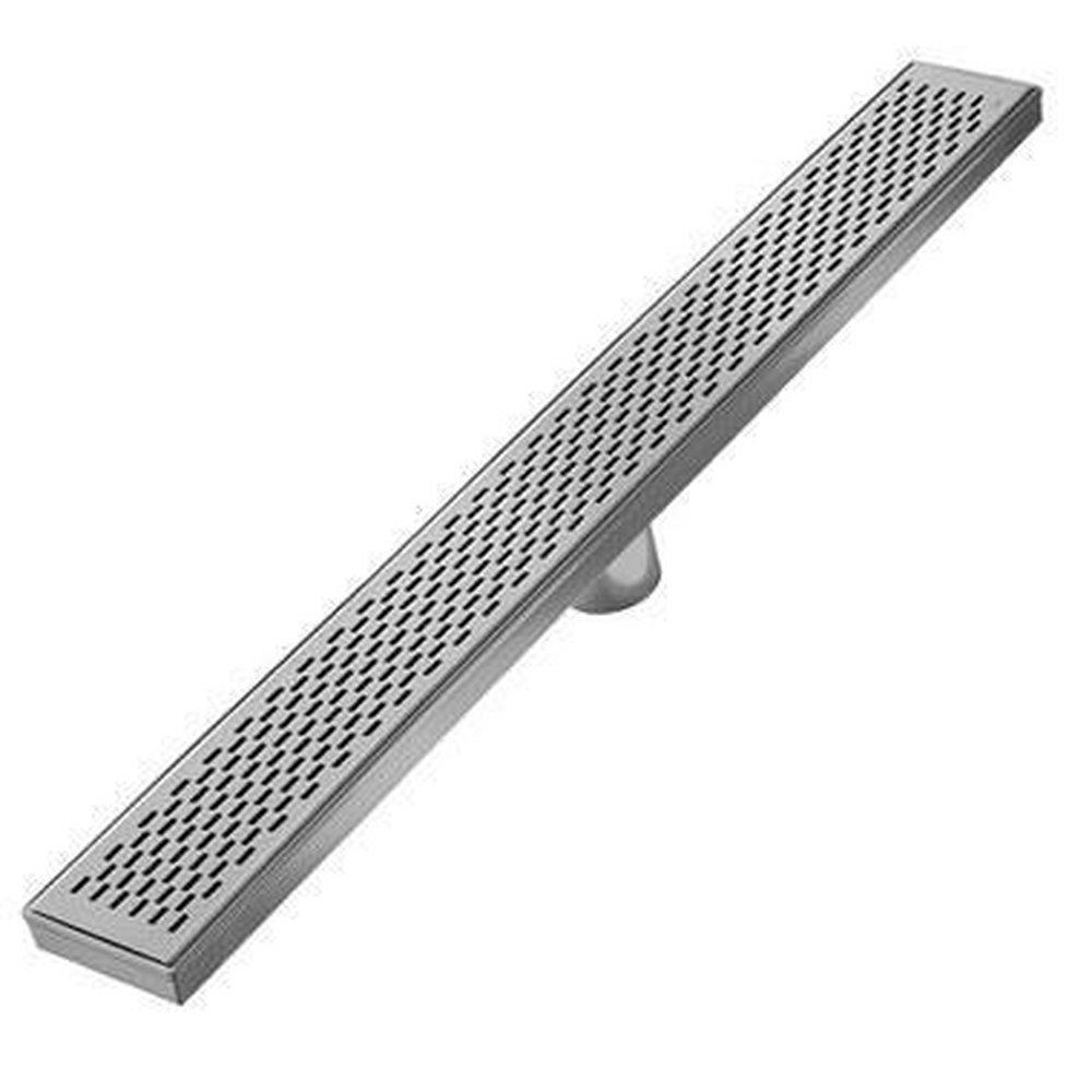 QM USA Corp Stainless Steel 28 x 3-3/8 in. 316 Stainless Steel Shower Drain 