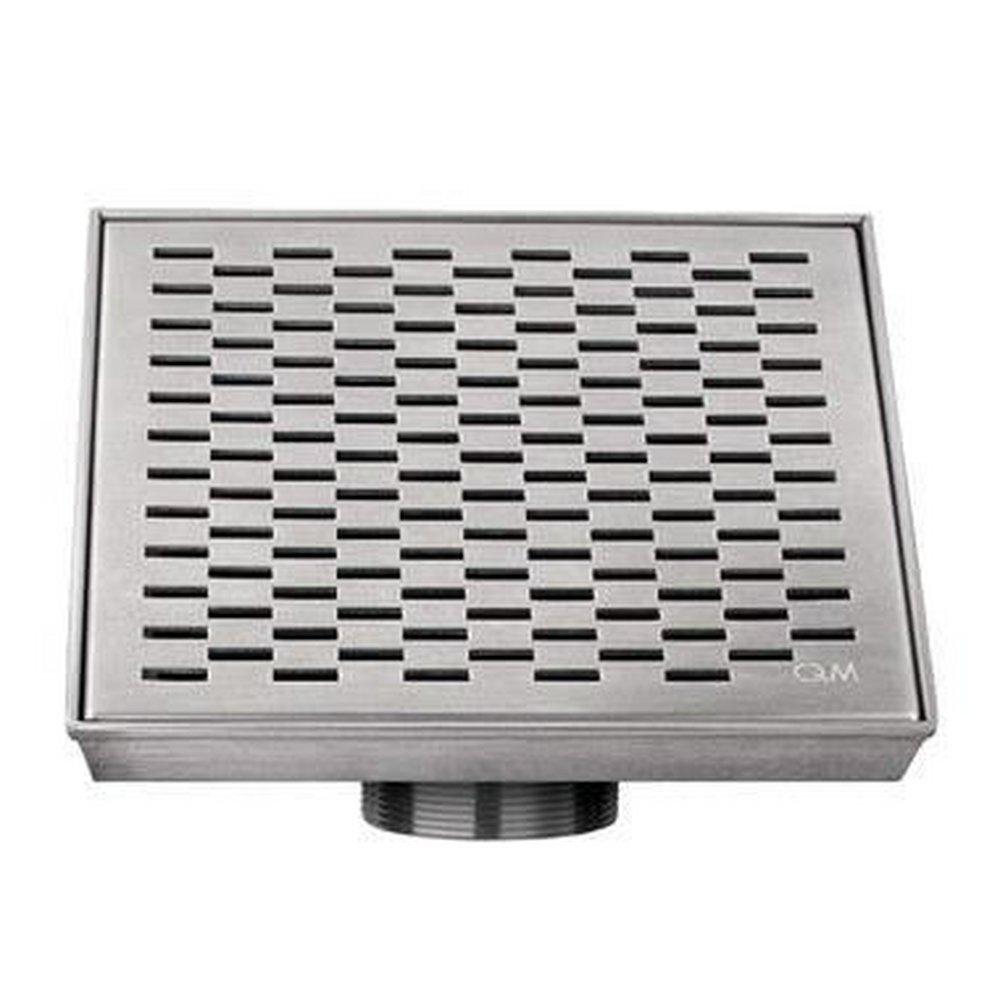 QM USA Corp Satin 2 in. Stainless Steel Shower Drain 