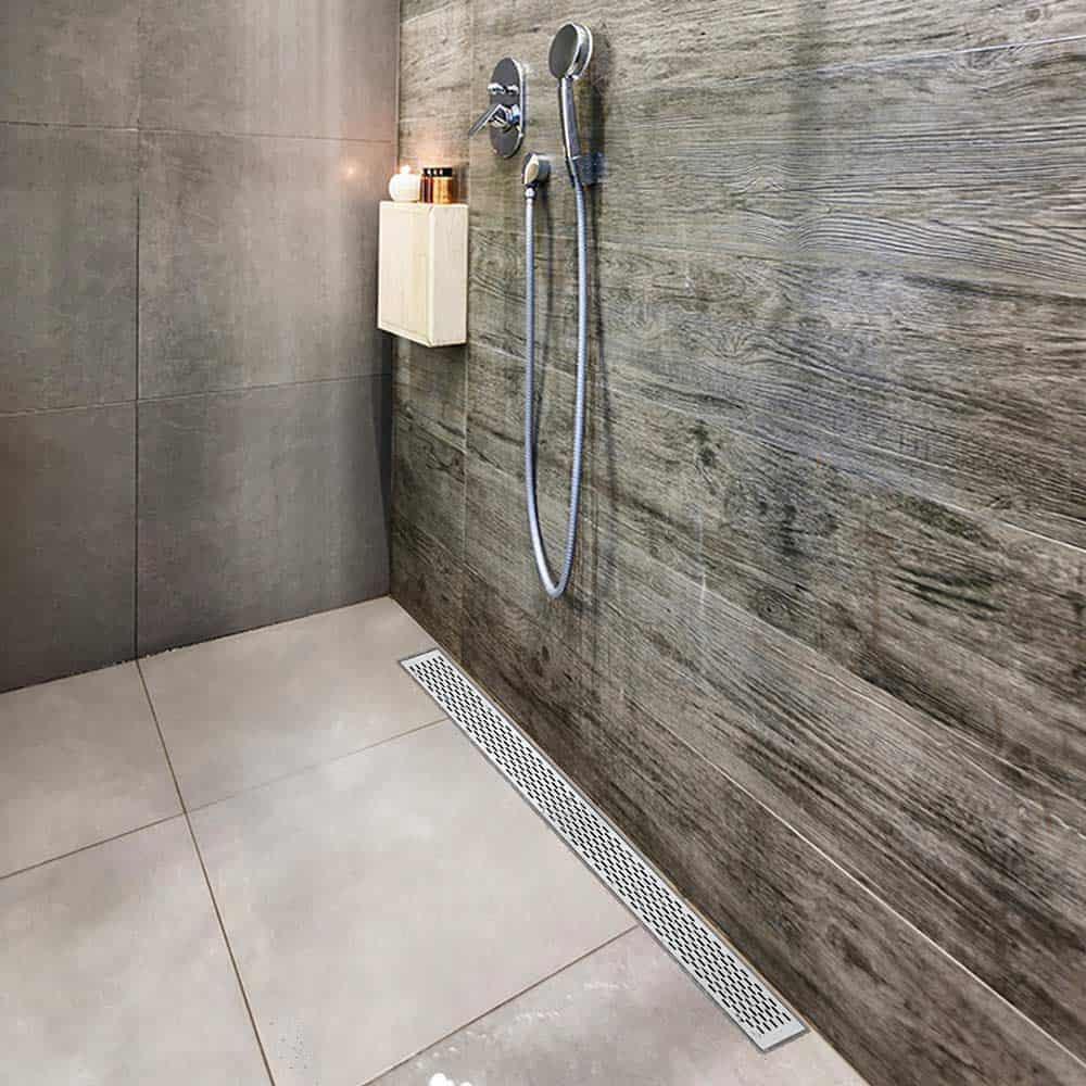 QM USA Corp 2 in. Threaded Stainless Steel Shower Drain 