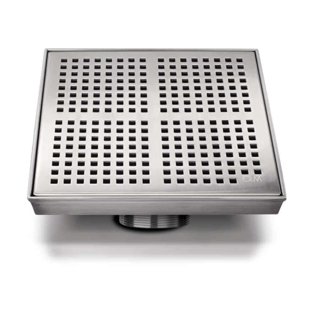 QM USA Corp Satin 2 in. Stainless Steel Shower Drain 