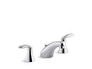 KOHLER Polished Chrome Two Handle Widespread Bathroom Sink Faucet 