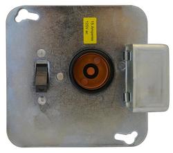 4 in. Square Plug Fuse Box Cover Unit