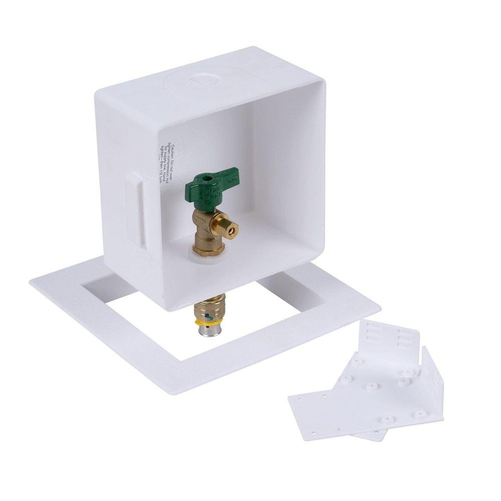 Quarter-Turn Viega PEX Press Connection Ice Maker Supply Box 