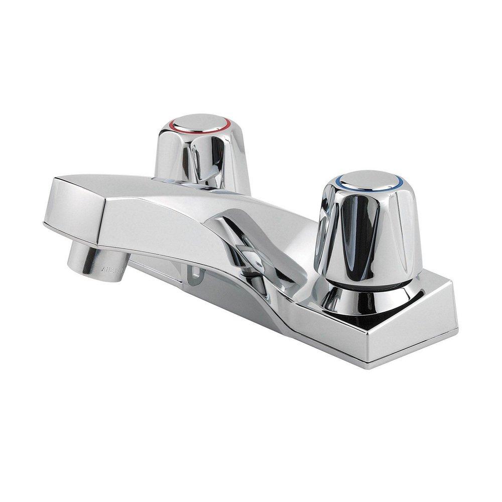 Pfister Polished Chrome Two Handle Centerset Bathroom Sink Faucet 