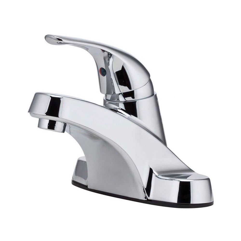 Pfister Polished Chrome Single Handle Centerset Bathroom Sink Faucet 