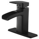 Single Handle Centerset Bathroom Sink Faucet in Black