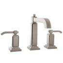 1.2 gpm 3-Hole Widespread Bath Faucet with Double Lever Handle in Brushed Nickel