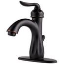 Centerset Bathroom Sink Faucet with Single Lever Handle in Tuscan Bronze