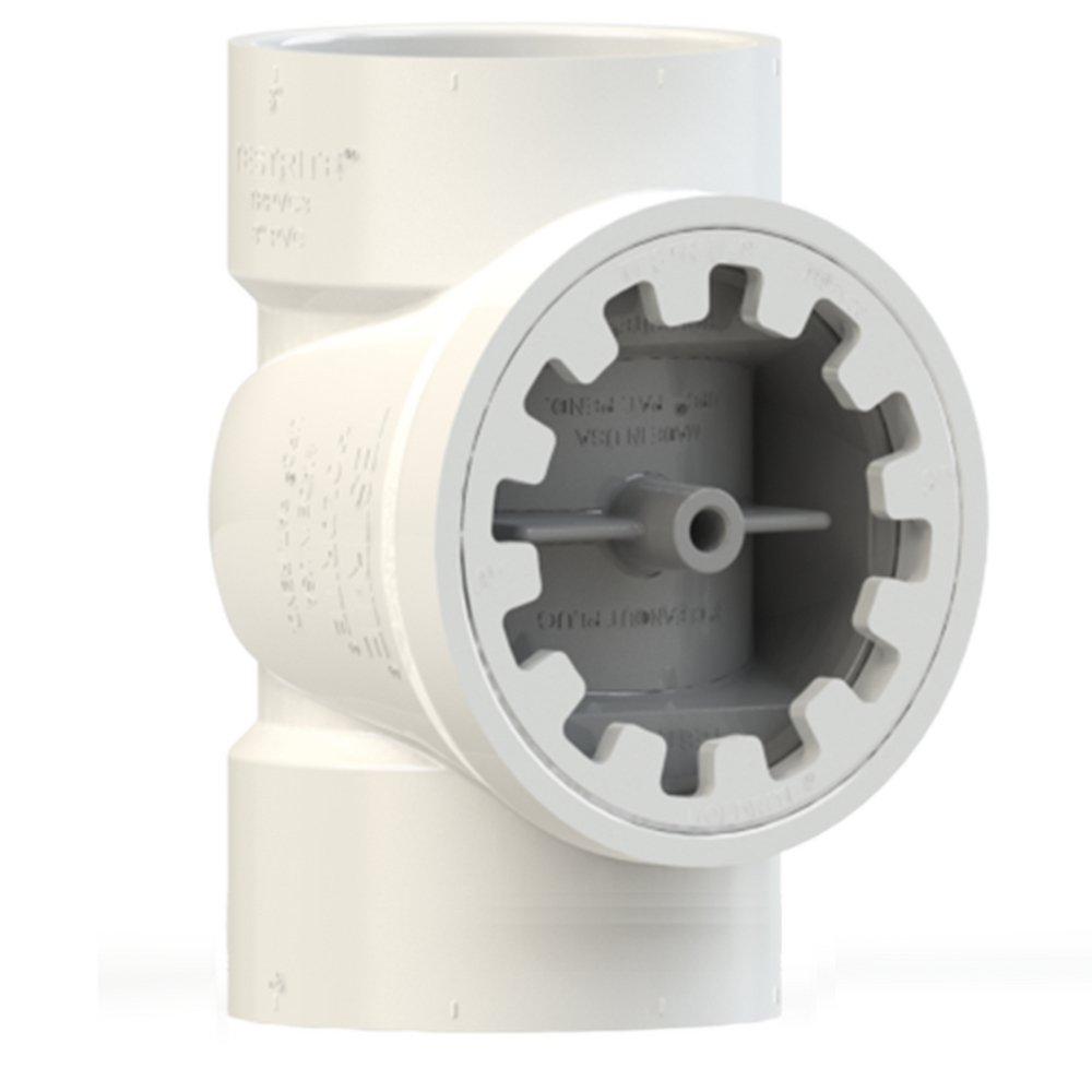 HoldRite&trade; White Cleanout DWV PVC Tee 