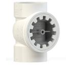 HoldRite&trade; White Cleanout DWV PVC Tee 