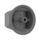 HoldRite&trade; Grey No-Hub and Clean-Out ABS and PVC Plug with Brass Insert 