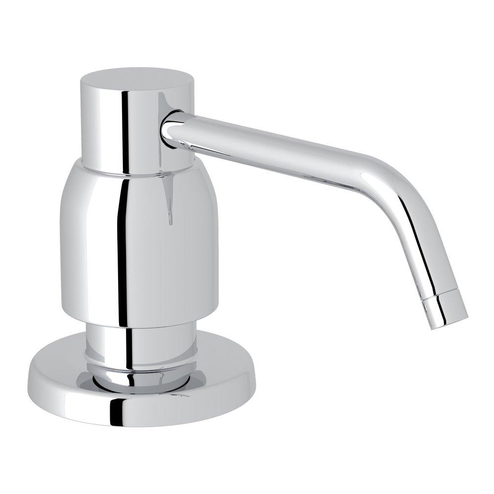 Perrin & Rowe&reg; Polished Chrome 2-3/4 in. 16 oz. Kitchen Soap Dispenser 