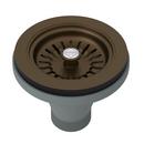 Shaws English Bronze 3-1/2 in. Brass Basket Strainer 