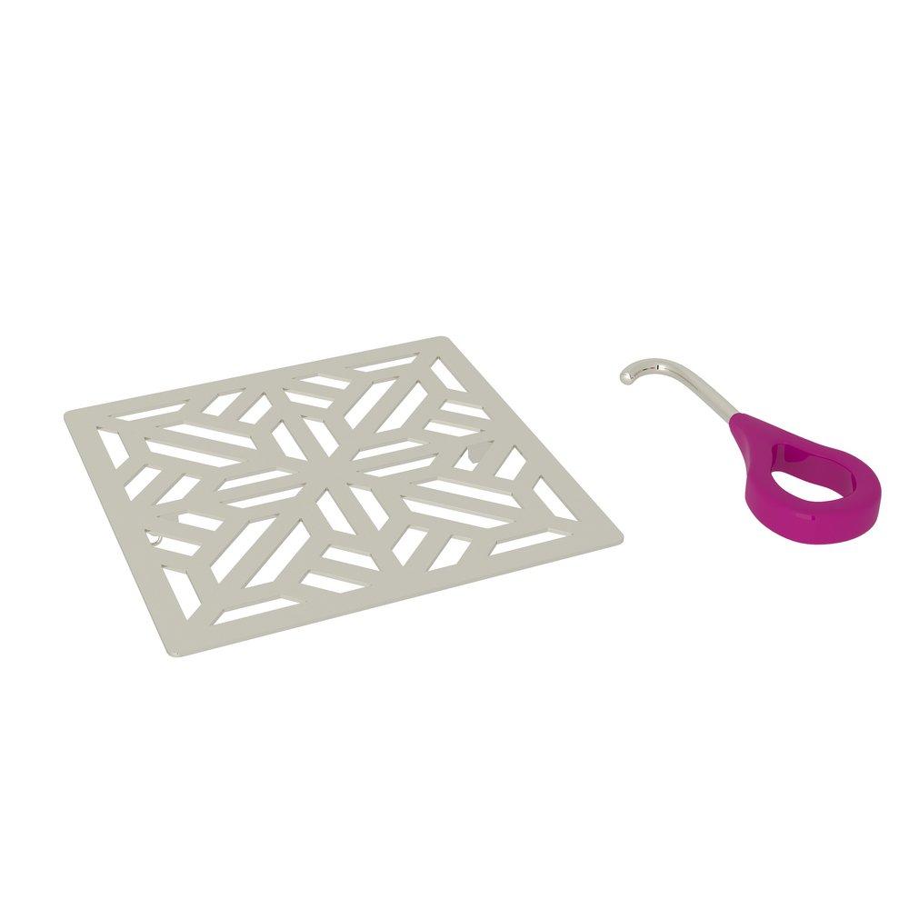 ROHL&reg; Polished Nickel 5-5/32 in. Shower Drain Cover 