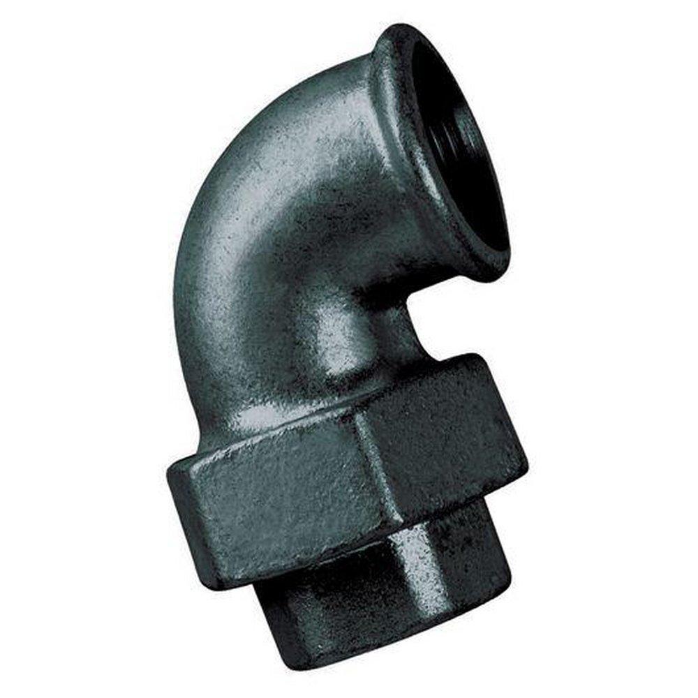 Black Zinc Plated Street Malleable Iron 45 Degree Elbow 