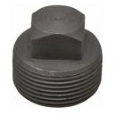 1/2 in. Domestic Black and Zinc Plated Carbon Steel Square Head Plug
