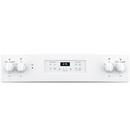 GE&reg; White 29-7/8 in. Electric 4-Burner Radiant Smoothtop Freestanding Range 