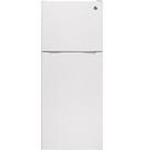 GE&reg; White 24 in. 8.48 cu. ft. Top Mount Freezer Refrigerator 