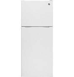 24 in. 11.6 cu. ft. Top Mount Freezer Refrigerator in White