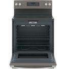 GE&reg; Fingerprint Resistant Slate 29-7/8 in. Electric 4-Burner Radiant Smoothtop Freestanding Range 