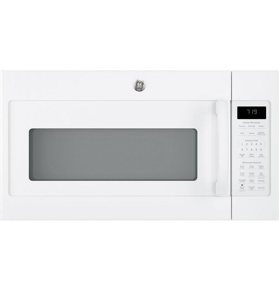 GE&reg; White 1.9 cu. ft. 1000 W External Over-the-Range Microwave 