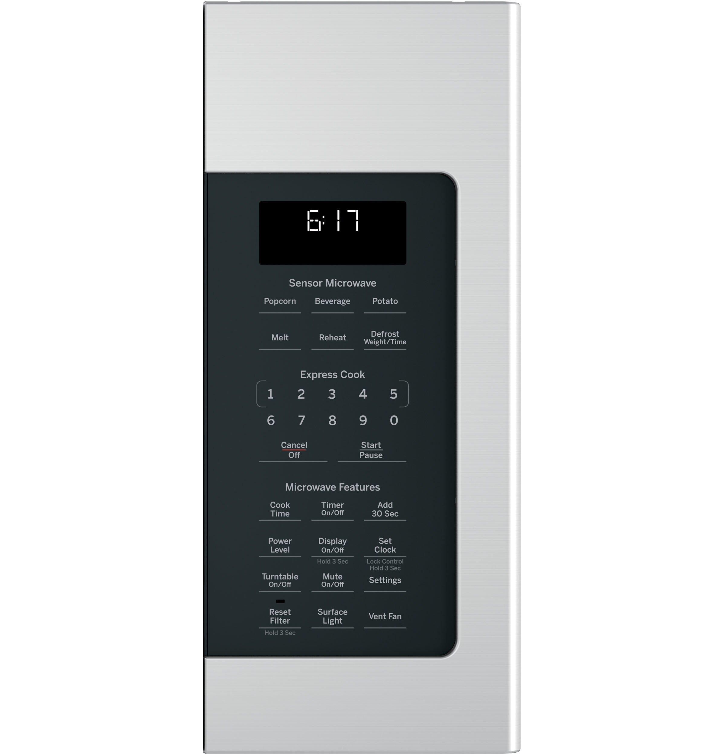 GE&reg; Stainless Steel 1.7 cu. ft. 1000 W Over-the-Range Microwave 