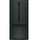 GE&reg; Black 32-3/4 in. 17.44 cu. ft. French Door Refrigerator 