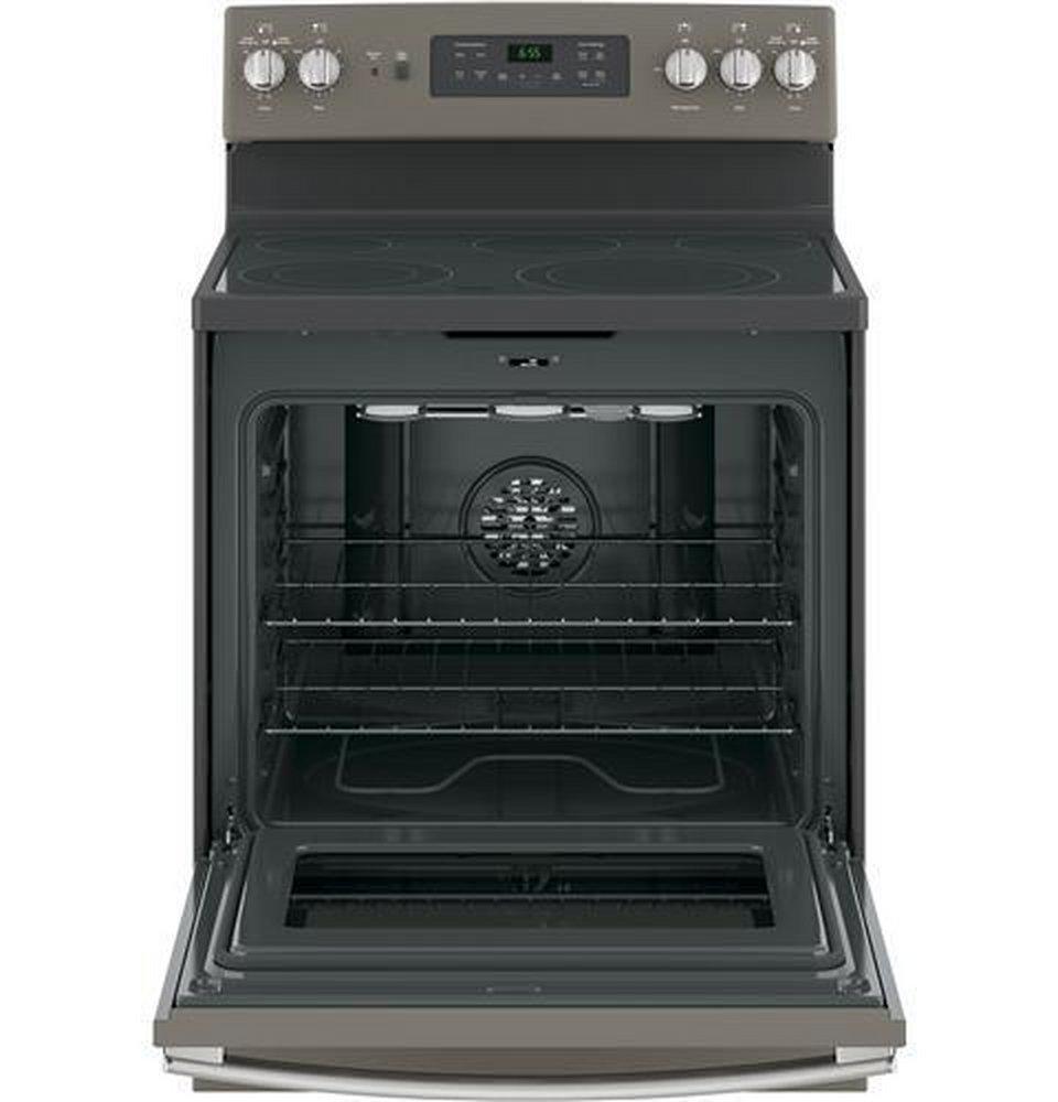 GE&reg; Slate 29-7/8 in. Electric 5-Burner Radiant Smoothtop Freestanding Range 