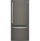 GE&reg; Fingerprint Resistant Slate 29-3/4 in. 14.93 cu. ft. Bottom Mount Freezer Refrigerator 