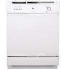 GE&reg; White 24 in. 12 Place Settings Dishwasher 