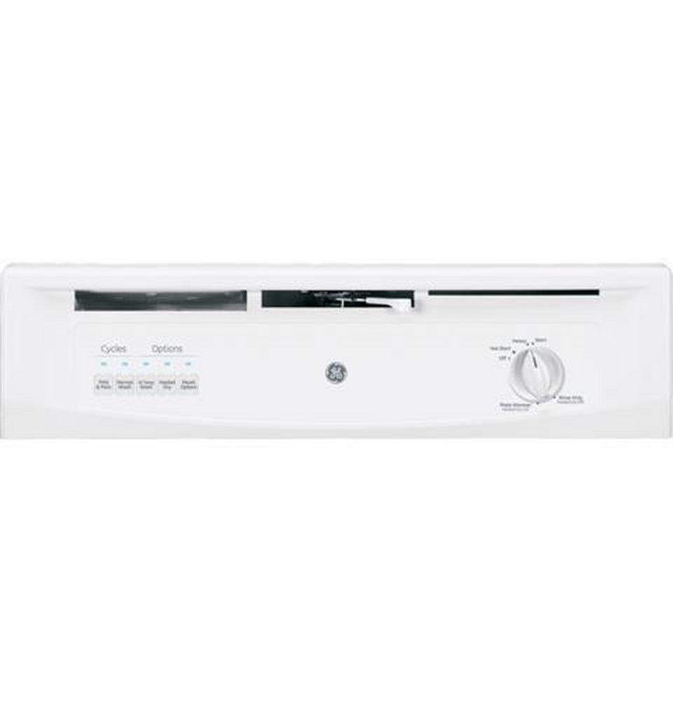 GE&reg; White 24 in. 12 Place Settings Dishwasher 