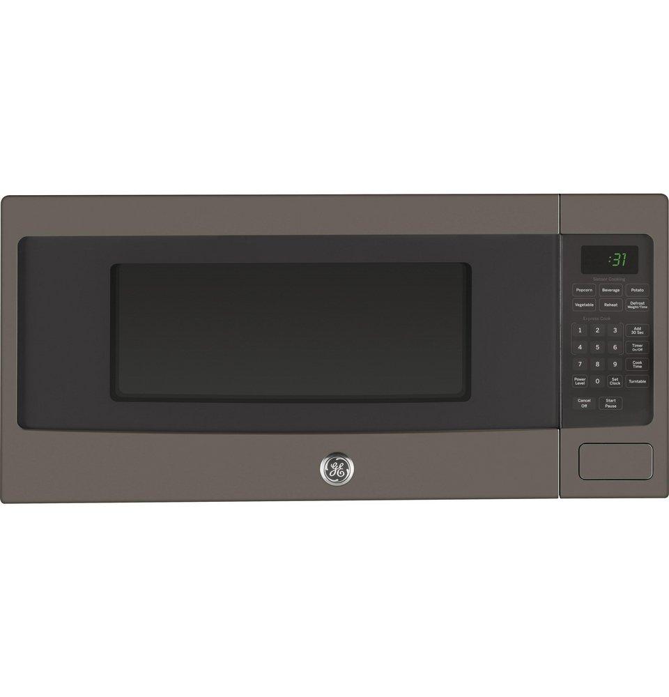 GE&reg; Slate 1.1 cu. ft. 800 W Countertop Microwave 