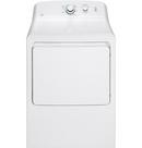 27 in. 7.2 cu. ft. Gas Dryer in White on White
