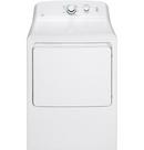 GE&reg; White on White 27 in. 7.2 cu. ft. Gas Dryer 