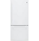 20.9 cu. ft. Bottom Mount Freezer Refrigerator in White