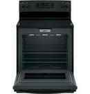 GE&reg; Black 29-7/8 in. Electric 4-Burner Radiant Smoothtop Freestanding Range 