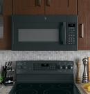 GE&reg; Black 1.9 cu. ft. 1000 W Recirculating Over-the-Range Microwave 
