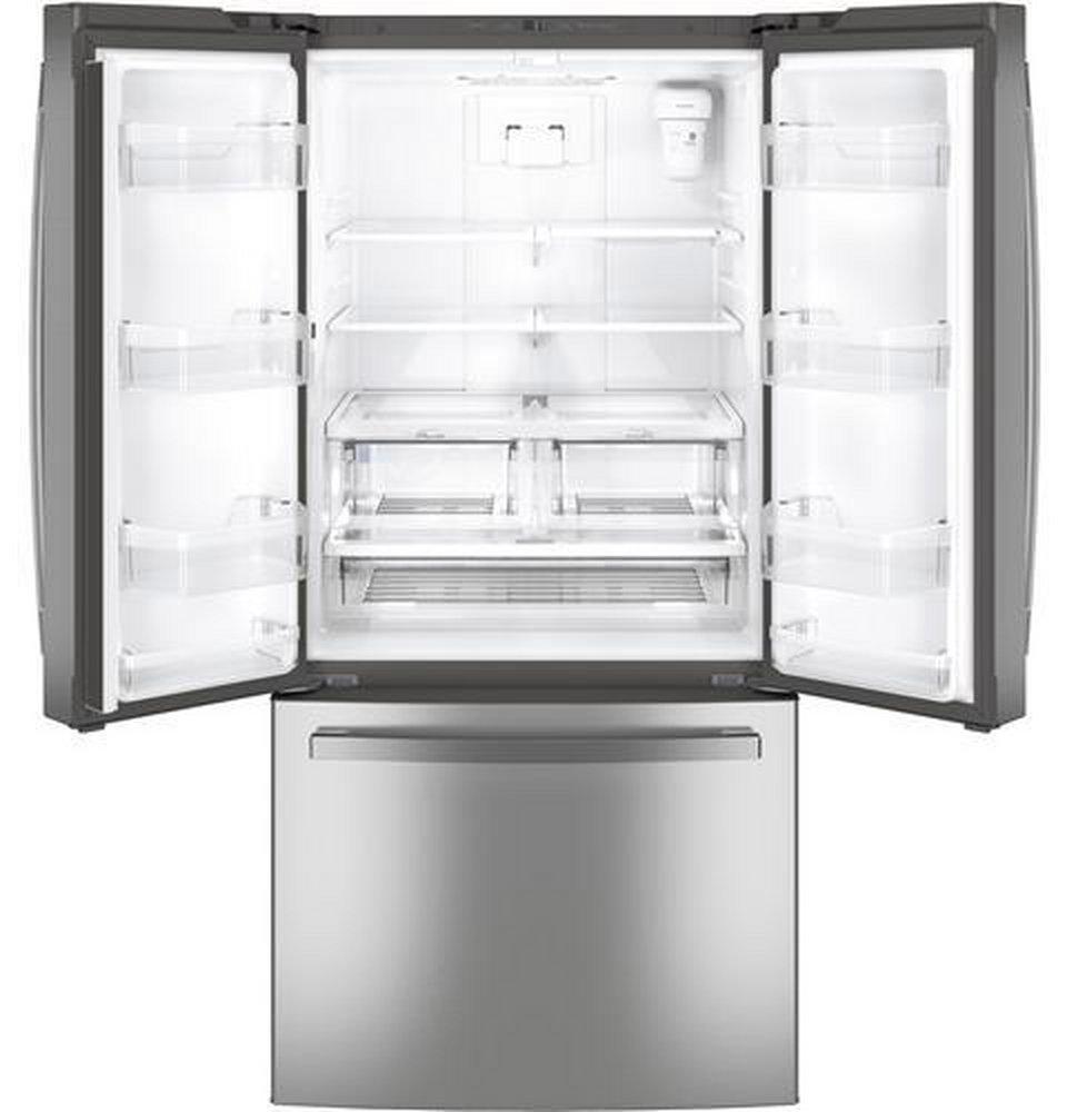 GE&reg; Stainless Steel 32-3/4 in. 17.44 cu. ft. French Door Refrigerator 