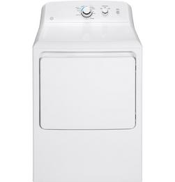 27 in. 6.2 cu. ft. Electric Dryer in White on White