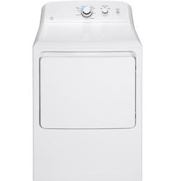 27 in. 6.2 cu. ft. Electric Dryer in White on White