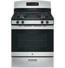 GE® Stainless Steel 30 in. Gas 4-Burner Sealed Freestanding Range 