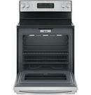GE&reg; Stainless Steel 29-7/8 in. Electric 4-Burner Radiant Smoothtop Freestanding Range 