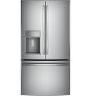 35-3/4 in. 27.7 cu. ft. Bottom Mount Freezer and French Door Refrigerator in Stainless Steel