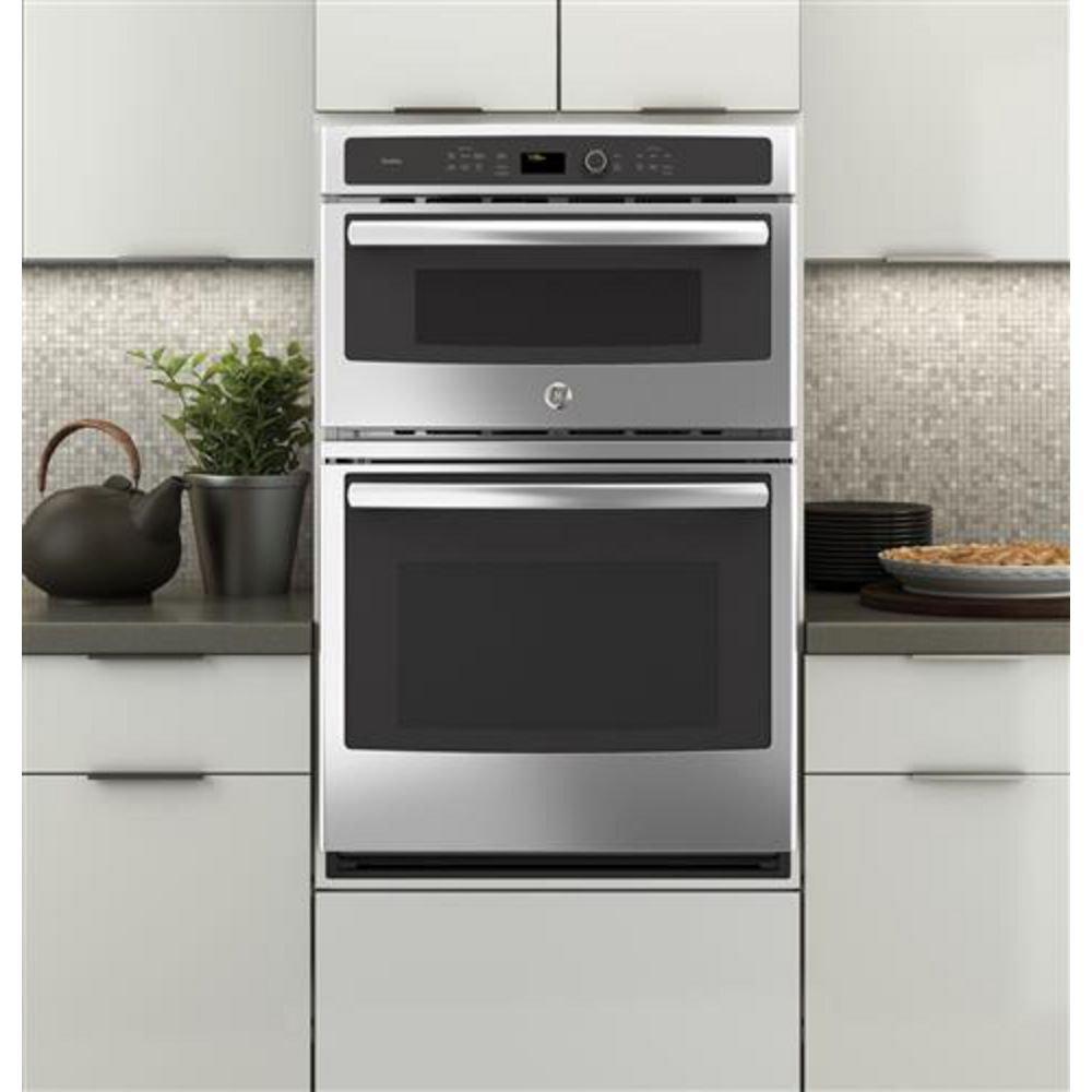 GE Profile&trade; Stainless Steel 26-3/4 in. 6 cu. ft. Combo Oven 