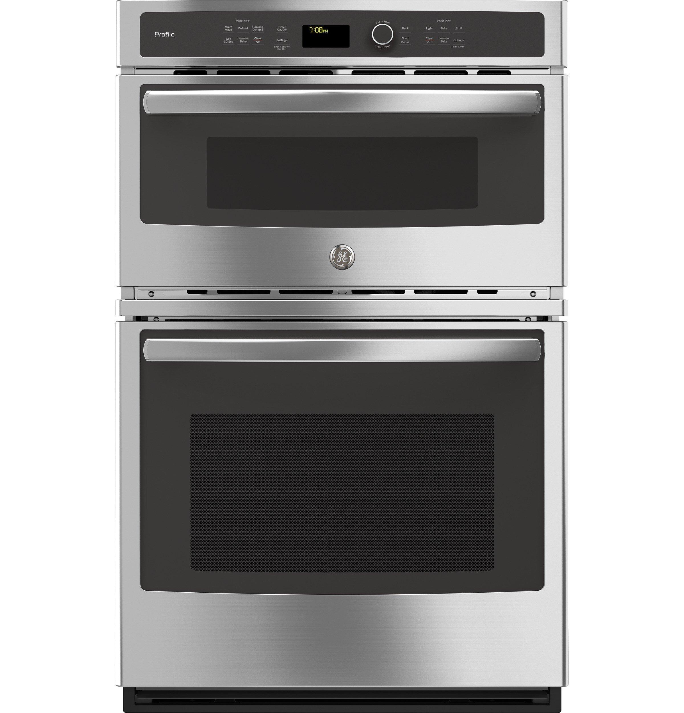 GE Profile&trade; Stainless Steel 26-3/4 in. 6 cu. ft. Combo Oven 