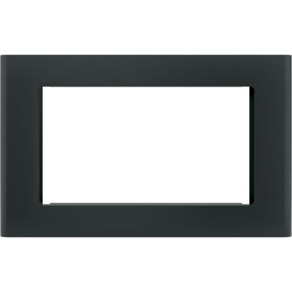 GE&reg; Black 27 in. Microwave Optional Built-In Trim Kit 