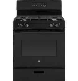 30 in. Gas 5-Burner Sealed Freestanding Range in Black
