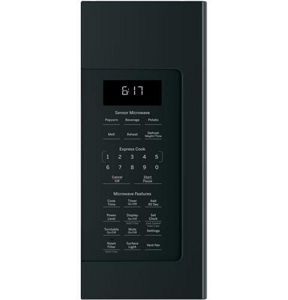 GE&reg; Black 1.7 cu. ft. 1000 W External Over-the-Range Microwave 