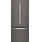 GE&reg; Fingerprint Resistant Slate 29-3/4 in. 20.8 cu. ft. French Door Refrigerator 